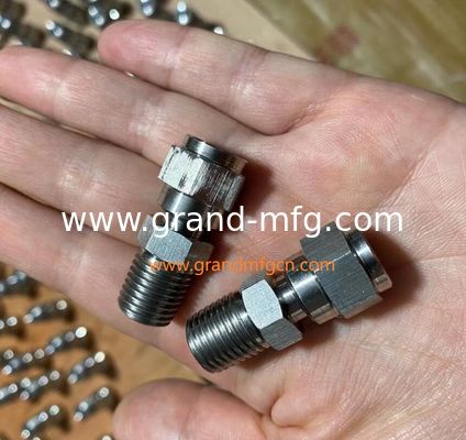 NPT1/4 pulgadas de acero inoxidable 316 válvula de liberación soportar 2800PSI presión en stock pieza mecanizada de precisión personalizada