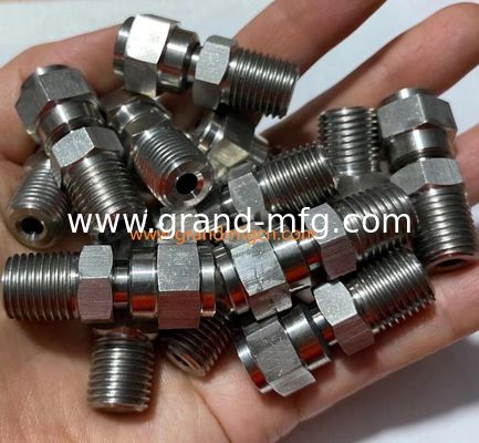 NPT de acero inoxidable 316 válvula de liberación soportar la presión de 2800PSI en stock accesorios de piezas mecanizadas de precisión personalizadas