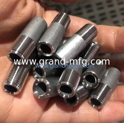 Acero inoxidable 304 316 piezas mecanizadas de precisión a medida accesorios ss304 accesorios de tee OEM NPT conectores SS304