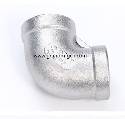 Acero inoxidable 304 316 piezas mecanizadas de precisión a medida accesorios de codo ss304 accesorios OEM NPT conectores SS304