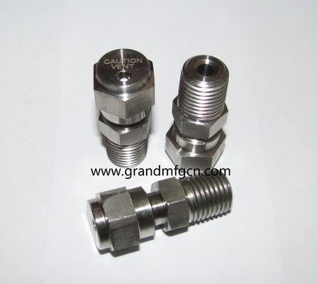 NPT1/4 pulgadas de acero inoxidable 316 válvula de liberación soportar 2800PSI presión en stock pieza mecanizada de precisión personalizada