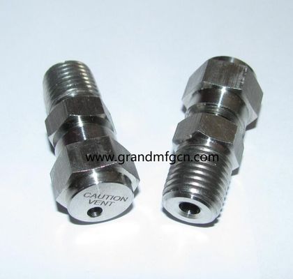 NPT1/4 pulgadas de acero inoxidable 316 válvula de liberación soportar 2800PSI presión en stock pieza mecanizada de precisión personalizada