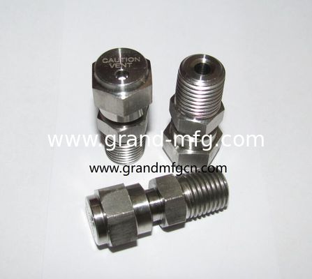 NPT1/4 pulgadas de acero inoxidable 316 válvula de liberación soportar 2800PSI presión en stock pieza mecanizada de precisión personalizada