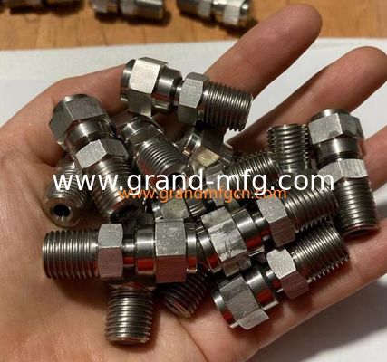 NPT1/2 pulgadas de acero inoxidable 316 válvula de liberación soportar la presión de 2800PSI en stock pieza mecanizada de precisión personalizada