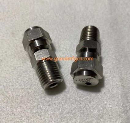 NPT 1/2 de acero inoxidable 316 válvula de liberación resistir 2800PSI presión en stock accesorios de piezas mecanizadas de precisión personalizadas