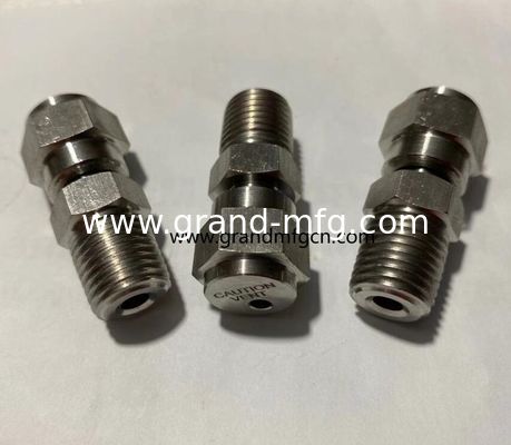 Acero inoxidable SUS304 SUS316 Conectores mecanizados accesorios de piezas giradas de precisión a medida