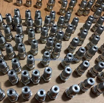 NPT 3/4 pulgadas de acero inoxidable 316 válvula de drenaje soportar 2800PSI presión en stock pieza mecanizada de precisión personalizada