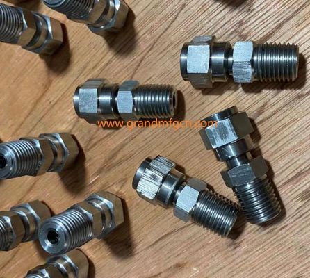 NPT 3/4 pulgadas de acero inoxidable 316 válvula de drenaje soportar 2800PSI presión en stock pieza mecanizada de precisión personalizada