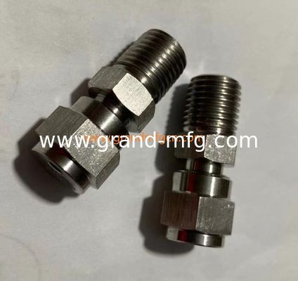 Accesorios de acero inoxidable SUS304 para cerraduras hexagonales con tuercas de precisión giradas SS304
