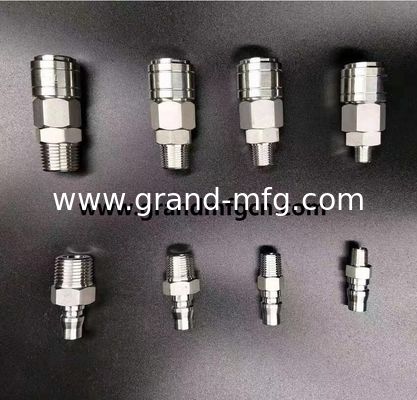 Accesorios de acero inoxidable SUS304 para cerraduras hexagonales con tuercas de precisión giradas SS304