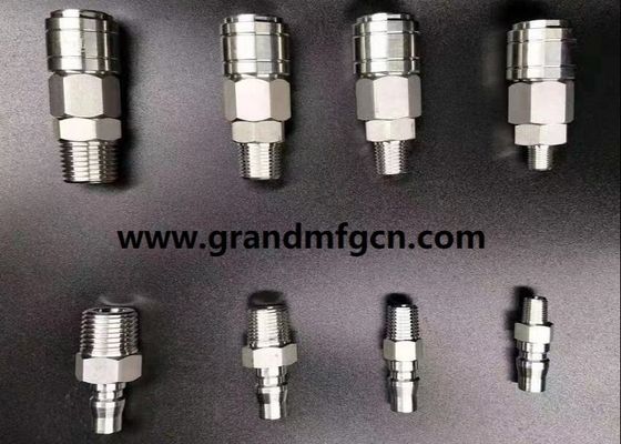 Acero inoxidable SUS304 SUS316 Conectores mecanizados piezas giradas de precisión a medida accesorios