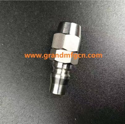 Acero inoxidable 304 conectores neumáticos piezas mecanizadas de precisión a medida accesorios piezas hidráulicas