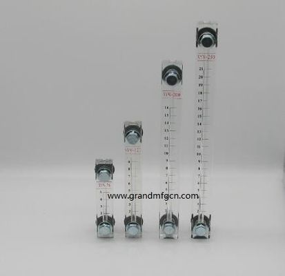 Indicador de nivel de aceite de plástico / indicador de nivel de aceite hidráulico de aluminio con marcas de nivel para contenedores de pared delgada