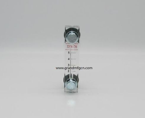 Indicador de nivel de aceite de plástico / indicador de nivel de aceite hidráulico de aluminio con marcas de nivel para contenedores de pared delgada
