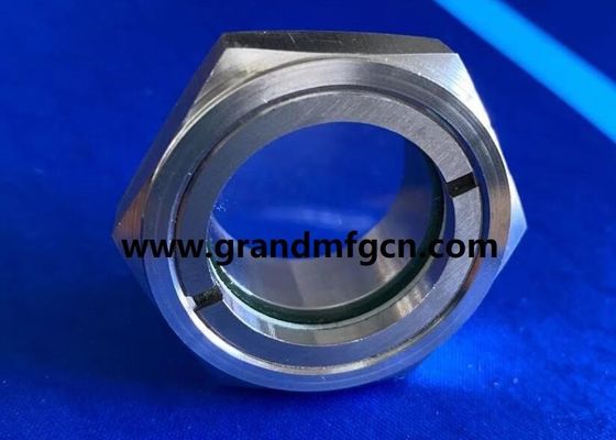 G1 1/2 INCH acero inoxidable 304 vidriera de vidrio de aceite en stock hex Vidriera de vidrio de nivel de aceite indicadores de nivel de aceite