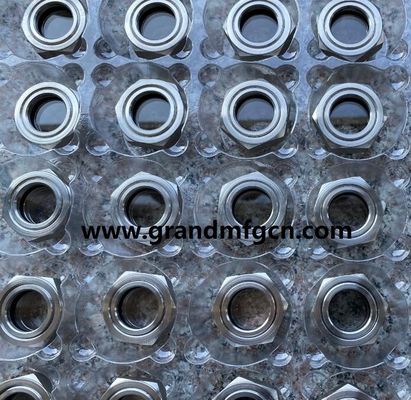 hilo masculino M27X1.5 SS304 vidrio vidrio de aceite ventana para laboratorio café instantáneo químico lavado de huevos polvo de leche de vacío
