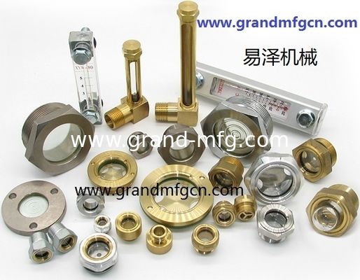 NPT hilo 3/8&quot; 1/2&quot; 3/4&quot; 1,1/4&quot; compresor de aceite Visión de vidrio de nivel de monitoreo de gas de petróleo gas de combustible del tanque de sitio del enchufe de la oleoducta