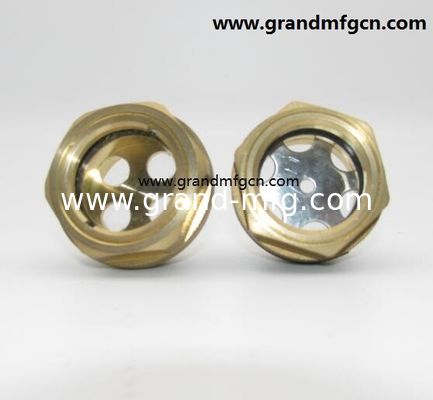 Hombres NPT hilos de tubería de 3/4 pulgadas bomba de vacío de nivel de aceite vista indicador de vidrio reducidor de aceite vista vidrio compressor de aire vista