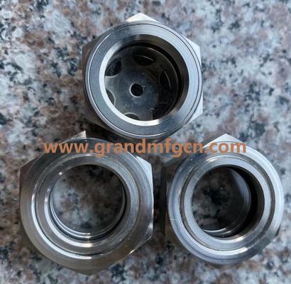 Alta presión 1500PSI VISION FLOW WINDOW con bola roja BSP G3 / 4 &quot;vista de aceite vidrio medidores de flujo de fluido vista con bola roja