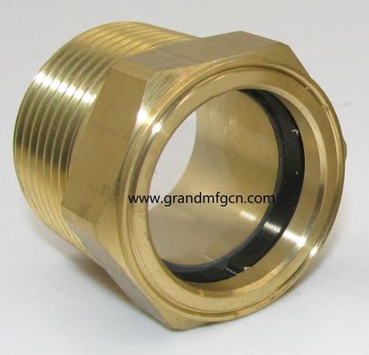 tubo de NPT macho roscado 1 pulgada bomba de vacío de nivel de aceite de visión de vidrio indicador de reducción y compresor de aire de visión de vidrio de enchufe