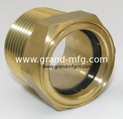 Hombres NPT hilos de tubería de 3/4 pulgadas bomba de vacío de nivel de aceite vista indicador de vidrio reducidor de aceite vista vidrio compressor de aire vista