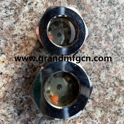 NPT 1/2&quot; BITZER refrigeración de acero fundido vidrio con bola roja fundido vidrio ventana vidrio fabricante de China