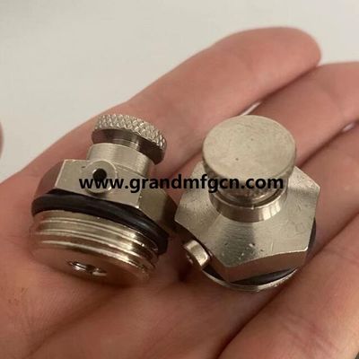 NPT conectores de ventilación del radiador de rosca de precisión de latón hecha a medida piezas mecanizadas de calidad de latón volcado piezas conectores de rosca de codo