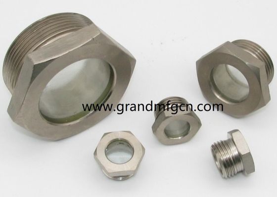 NPT 3/8&quot; BITZER refrigeración de acero fundido vidrio con bola roja fundido vidrio ventana vidrio fabricante de China