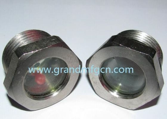 NPT 1 1/4&quot; sistema de refrigeración BITZER vidrio de vista de acero al carbono fundido con bola flotante roja vidrio fundido