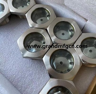 NPT 1 1/2&quot; BITZER refrigeración de acero fundido vidrio con reflector de vidrio fundido vidrio de ventana de vidrio fabricante China