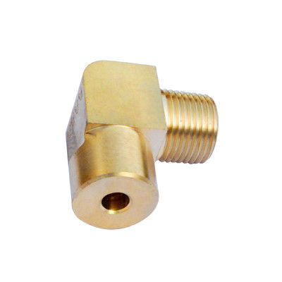 piezas mecanizadas de latón de precisión a medida piezas mecanizadas de latón de calidad piezas giradas conectores de hilo de codo accesorios de latón