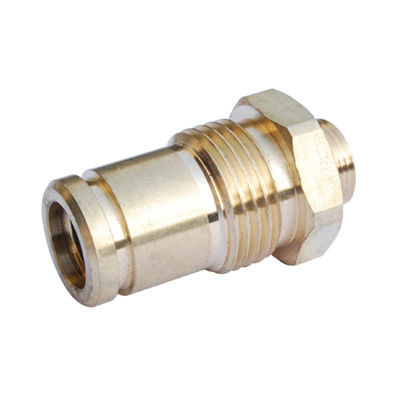 piezas mecanizadas de latón de precisión a medida piezas mecanizadas de latón de calidad piezas giradas conectores de hilo de codo accesorios de latón