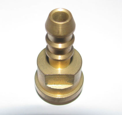 piezas mecanizadas de latón de precisión a medida piezas mecanizadas de latón de calidad piezas giradas conectores de hilo de codo accesorios de latón