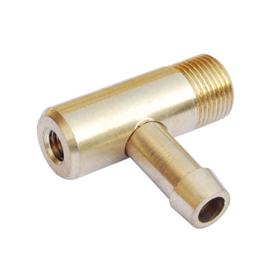 piezas mecanizadas de latón de precisión a medida piezas mecanizadas de latón de calidad piezas giradas conectores de rosca conectores de latón