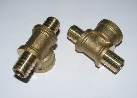 piezas mecanizadas de latón de precisión a medida piezas mecanizadas de latón de calidad piezas giradas conectores de rosca conectores de latón