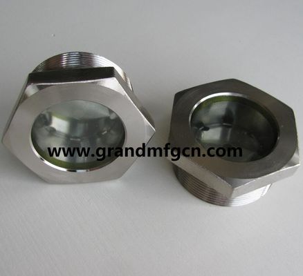 NPT 1 3/4&quot; BITZER refrigeración de acero fundido vidrio con reflector de vidrio fundido vidrio de ventana de vidrio fabricante China