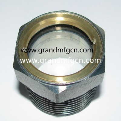 BSP G hilo 1/2&quot;,3/8&quot;1/4,1&quot;,11/4&quot;,11/2&quot;,13/4&quot;,2&quot; compresores de aire bombas de acero vidrio de visor de nivel de aceite fabricante de China