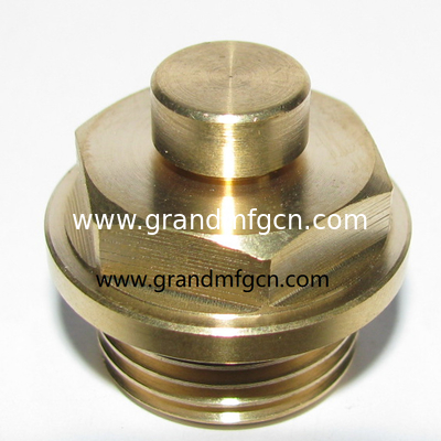 hilo G masculino 3/4&quot;, hilo métrico M16 ventiladores de respiración de latón de chorro de arena