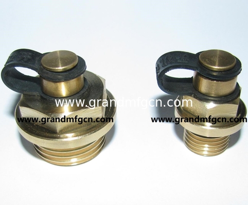 NPT BSP ((G) hilo métrico 3/8" 1/2" 3/4" 1" tapones de ventilación respirador de latón válvulas de liberación de aire soportan la presión de 0,15 bar OEM