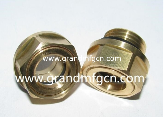 BSP hilo 1/2&quot; 3/8&quot; 3/4&quot; 1&quot; EE.UU. Mercado Calidad de bronce NIVEL DE ÓLEO VISTA MEDIDOR de visión de aceite VISTA de vidrio