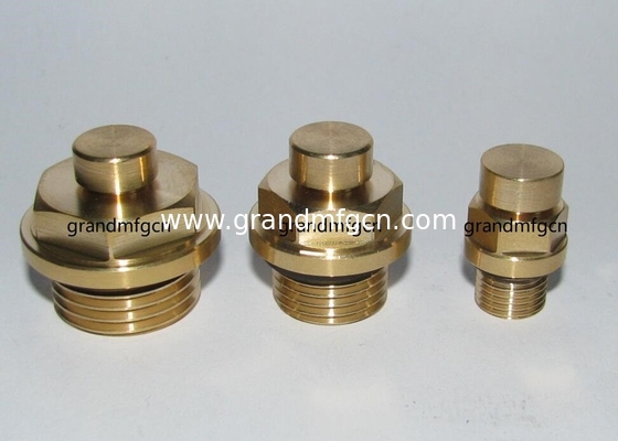 NPT hilo masculino 1/8&quot; 1/2&quot; 1/4&quot; cerraduras de ventilación respirador de latón natural Reducidores de velocidad válvula de ventilación de aire liberado 0.2 bar