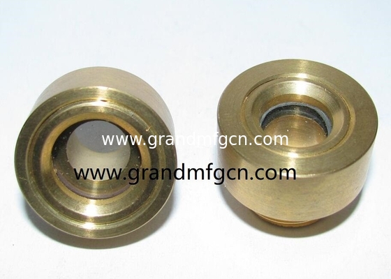 G1  G1 1/4&quot; G1 1/2&quot; G2&quot; Gas de mezcla de aceite de combustible tanque de sitio enchufe Hombre roscado de latón circular aceite de visión de vidrio en stock
