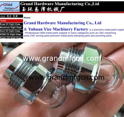 BSP hilo G3/4 INCH G1/2 INCH acero inoxidable 304 burbuja de vidrio de vidrio de visión de aceite ss316 cúpula de vidrio de vidrio de visión de aceite con nivel visual GM-HDM20 GM-HDM16 GM-HDG12 GM-HDG10 GM-HDN38
