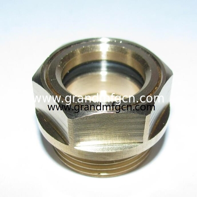 MNPT Thread 1/4&quot; 1/2&quot; 3/4&quot; 1&quot; 2&quot; Reducción planetaria Caja de engranajes Vidor de aceite Vidrio con vidrio templado 2Mpa presión OEM ODM