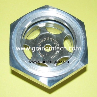 PPMA Visor de nivel de aceite hexagonal de plástico G1/2 G3/4 G1&quot; G1 1/4&quot; G1 1/2&quot; compresores de aire medidores de nivel de aceite