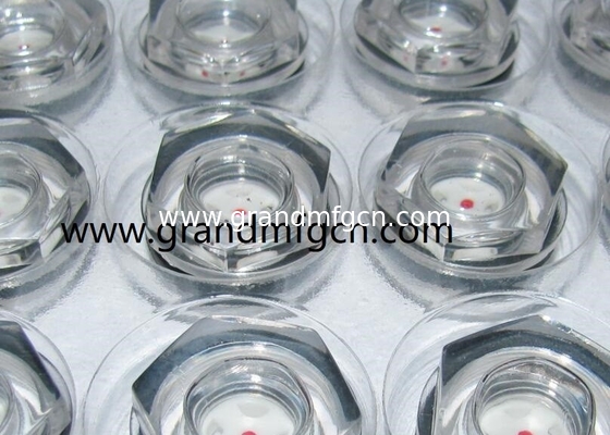 PPMA Visor de nivel de aceite hexagonal de plástico G1/2 G3/4 G1&quot; G1 1/4&quot; G1 1/2&quot; compresores de aire medidores de nivel de aceite