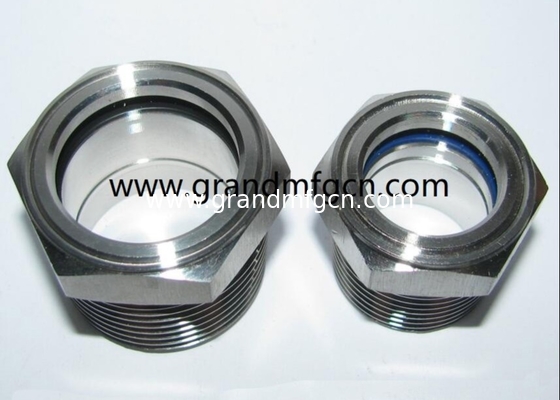 M30X1.5 M33X1.5 M36X1.5 TANQUES de buques a presión hilo métrico de acero inoxidable flujo líquido visor de vidrio visores líquidos personalizados