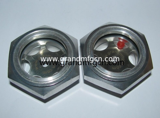 G3/8 G1/2 G3/4 Reducciones de velocidad indicador del nivel de aceite medidor de visión ojo de toro vidrio de aceite vidrio de observación líquido vidrio