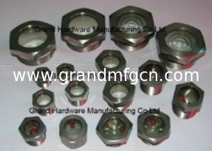 NPT 1/2" BITZER compressor de aire de refrigeración acero fundido vidrio con una bola roja vidrio fundido vidrio ventana vidrio