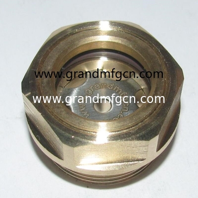NPT3/8 pulgadas GRAN REDUCTOR de engranajes industriales de latón Nivel de aceite de vidrio de visión Nivel de aceite de vidrio indicador de calibración del ojo del toro NIVEL de aceite